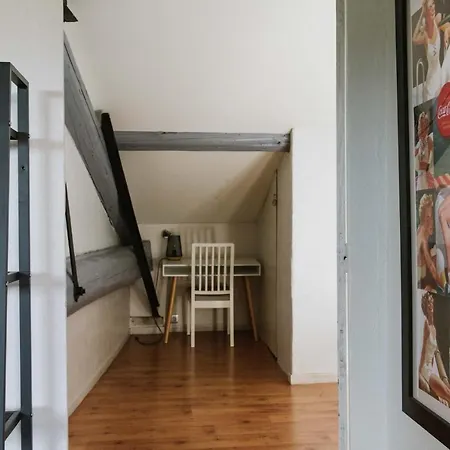Appart Climatise Style Loft Avec Garage Apartman *